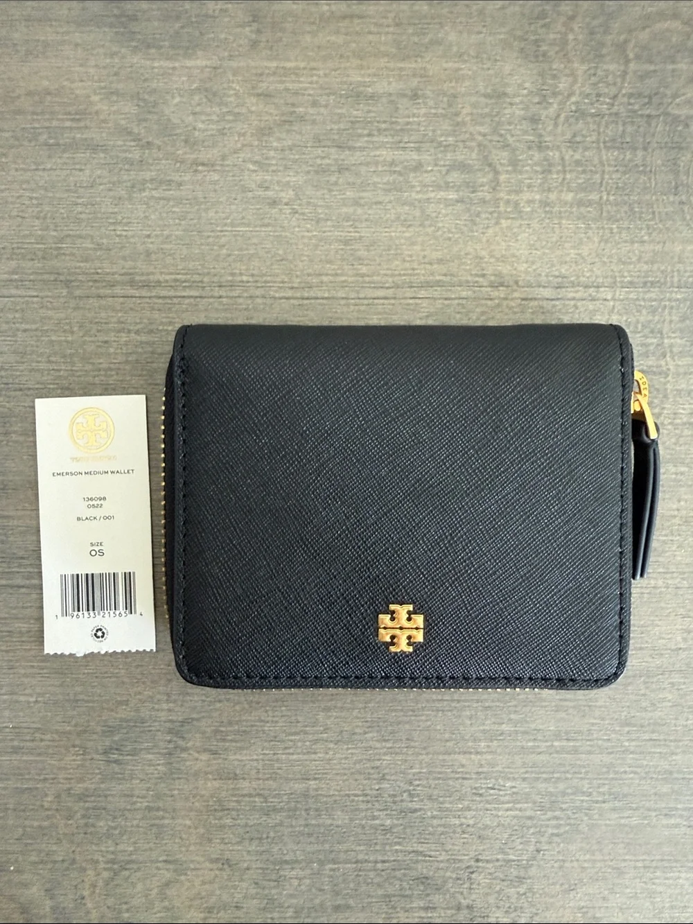 Tory Burch Emerson medium wallet Saffiano Leather